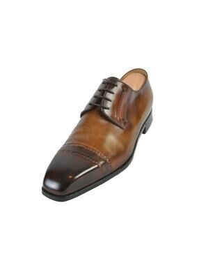 Berluti Brown Mock Cap Toe Derby Shoes 10.5 37585